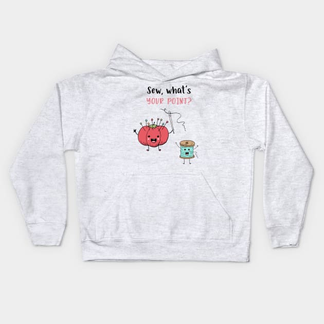 Sew, What's Your Point? Kids Hoodie by SWON Design